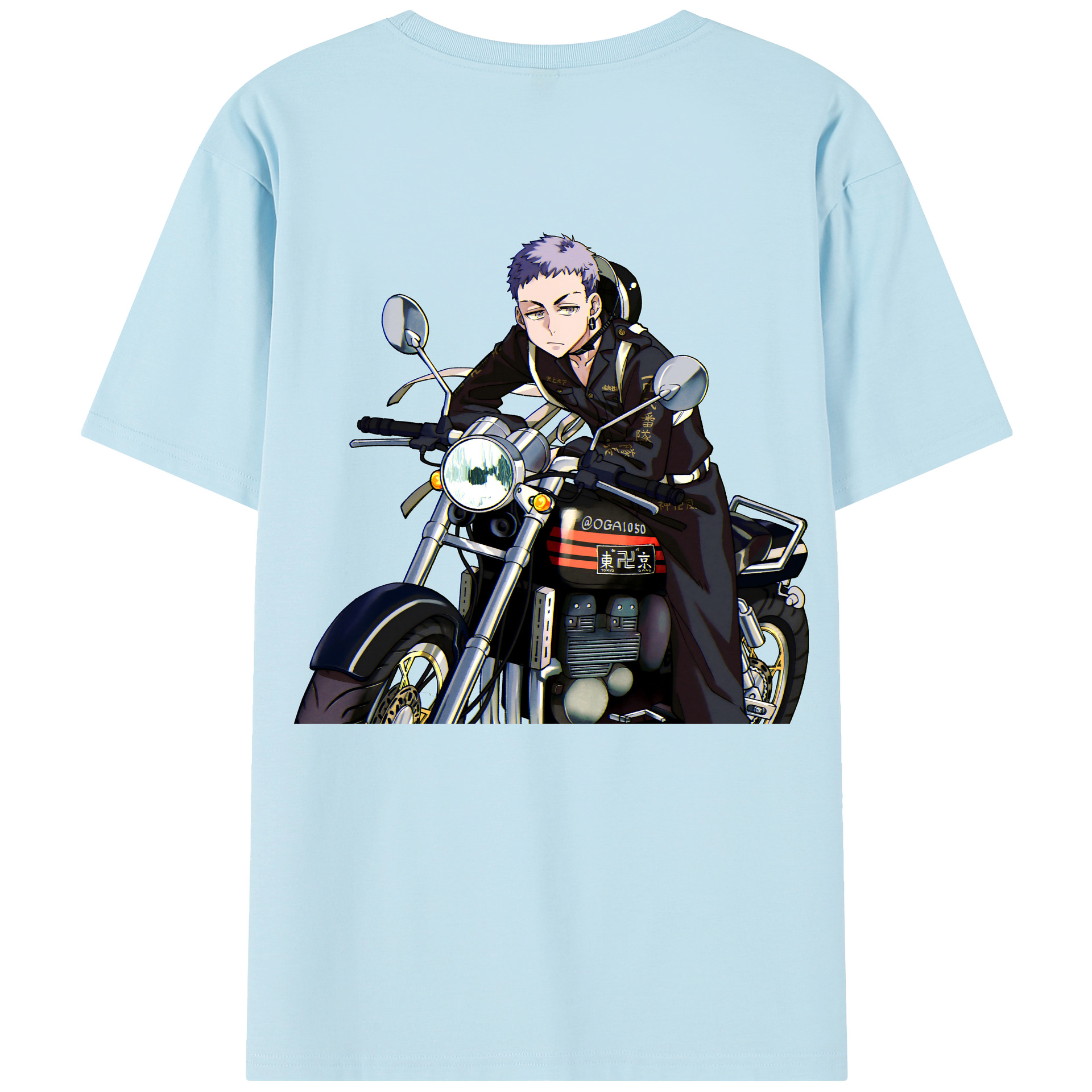 （画像用） 東京リベンジャーズ Tokyo Revengers 綿100％半袖Tシャツ（背面プリント）